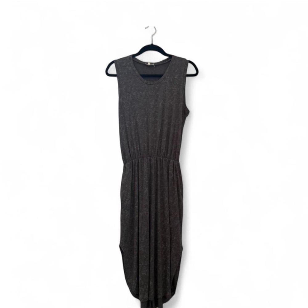 LA MIEL Charcoal Sleeveless Dress